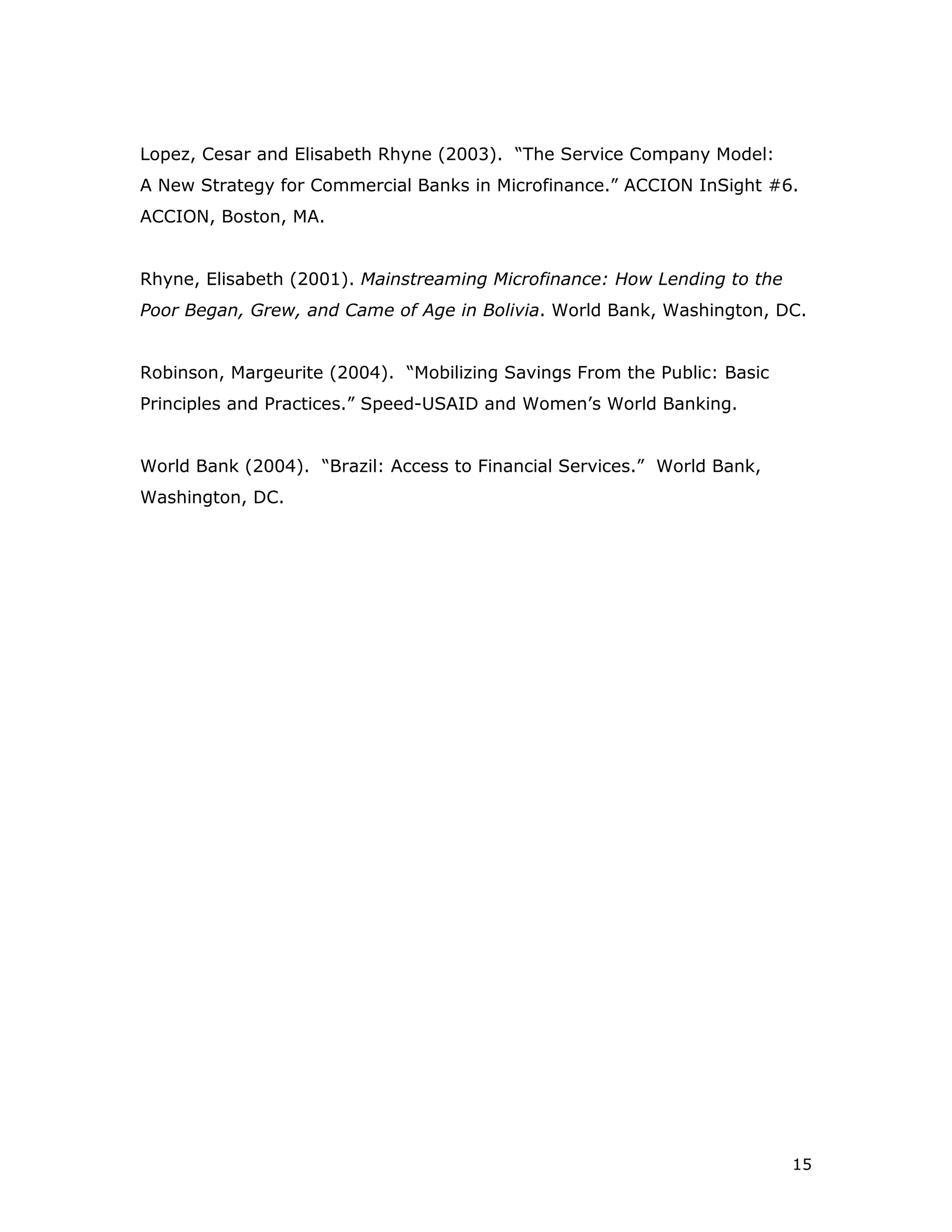 Overcoming Regulatory And Legal Constraints To Savings Mobilization Written By