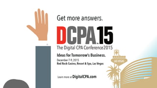 Overcoming roadblocks in creating a next generation accounting practice