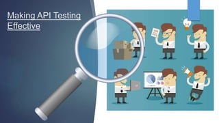 Making API Testing
Effective
 