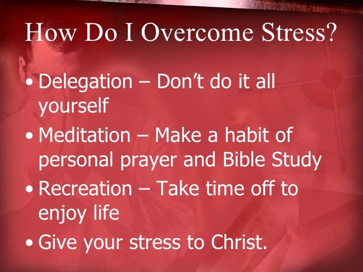 Overcoming Stress