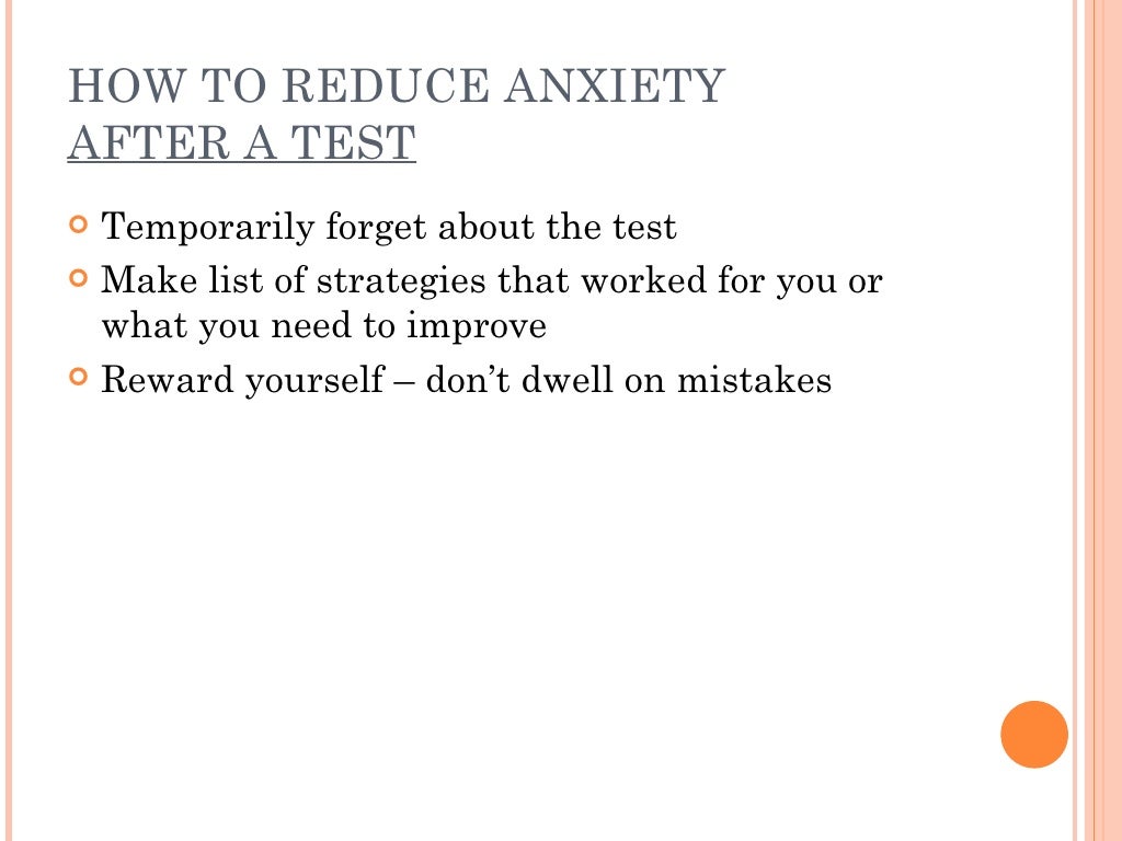 Overcoming test anxiety essay image