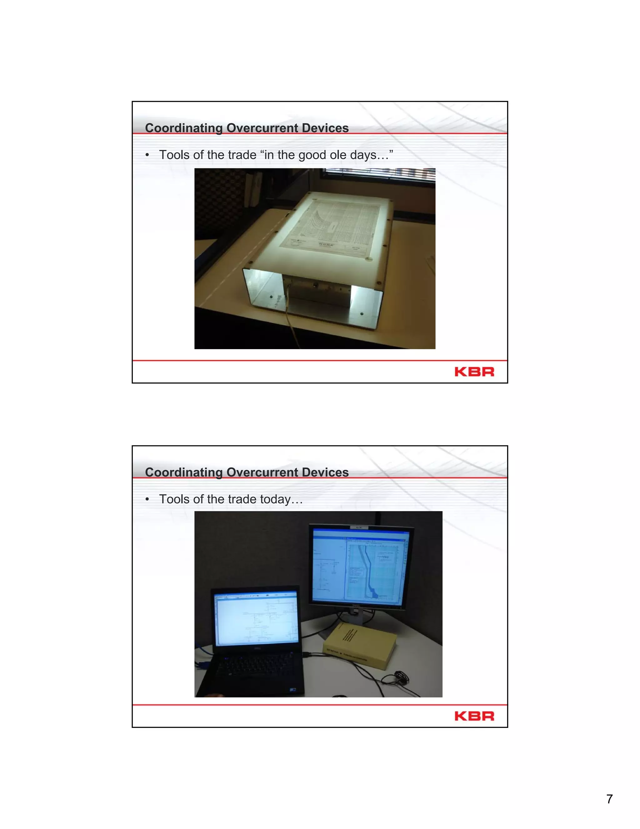 7
Coordinating Overcurrent Devices
• Tools of the trade “in the good ole days…”
Coordinating Overcurrent Devices
• Tools of the trade today…
 