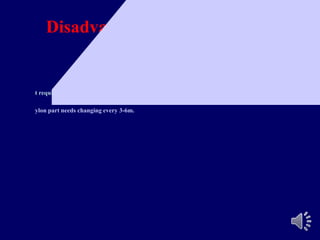 Disadvantages of Zest anchor
attachment:
t requires meticulous cleaning and caring.
ylon part needs changing every 3-6m.
 