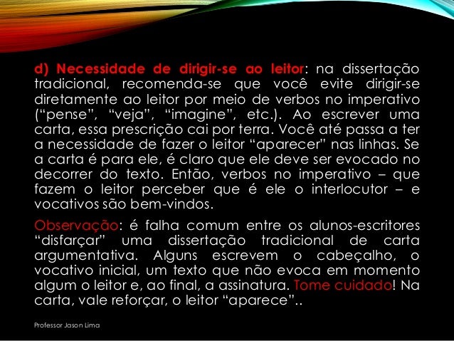 Overdose UnP - 2015 slides 3 - carta argumentativa