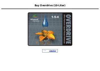 Buy Overdrive (10-Liter)
Price :
CheckPrice
 