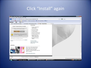 Click “Install” again 