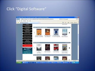 Click “Digital Software” 