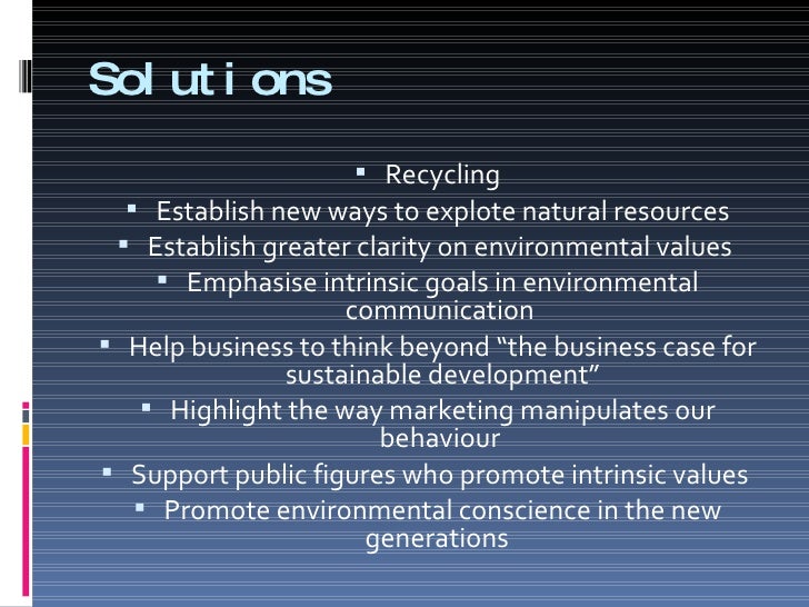 Ove Rexploitation Of Natural Resources