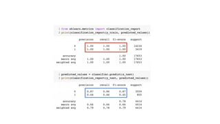 Overfitting Table Overfitting and Underfitting Machine Learning model design. | PPTX