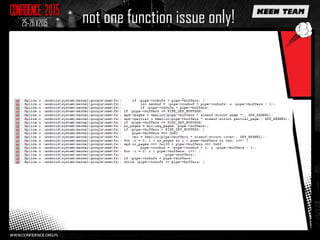 not one function issue only!
 