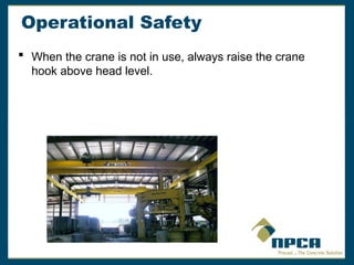 Overhead crane operation and safety instruction | PPT