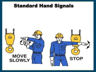 Standard Hand Signals
 