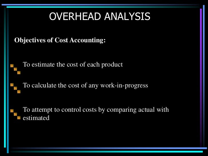 Overhead analysis