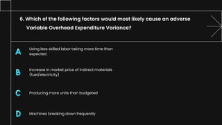 Comprehensive Guide to Overhead Variances in Cost Accounting | PDF