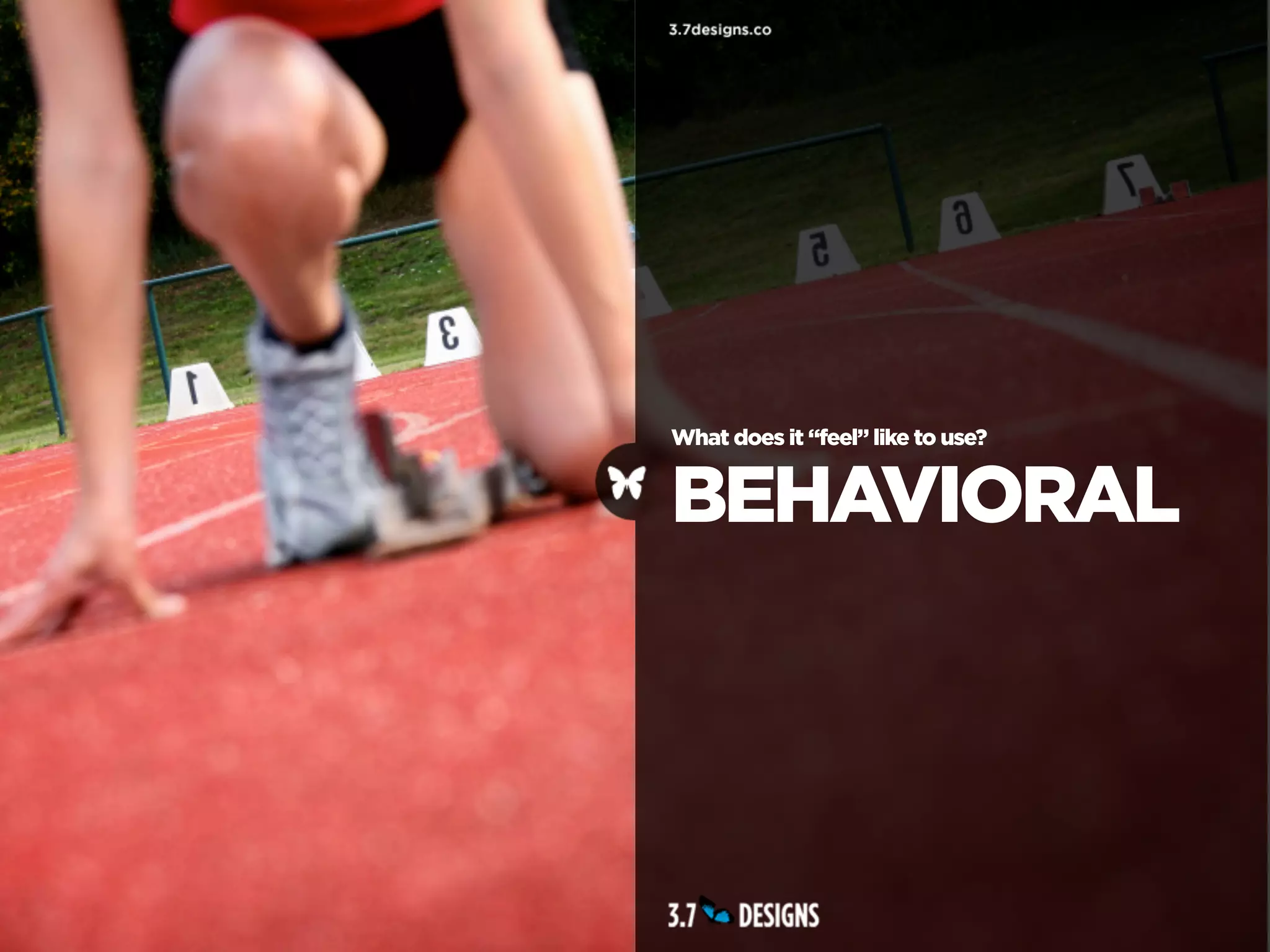 What does it “feel” like to use?


BEHAVIORAL
 