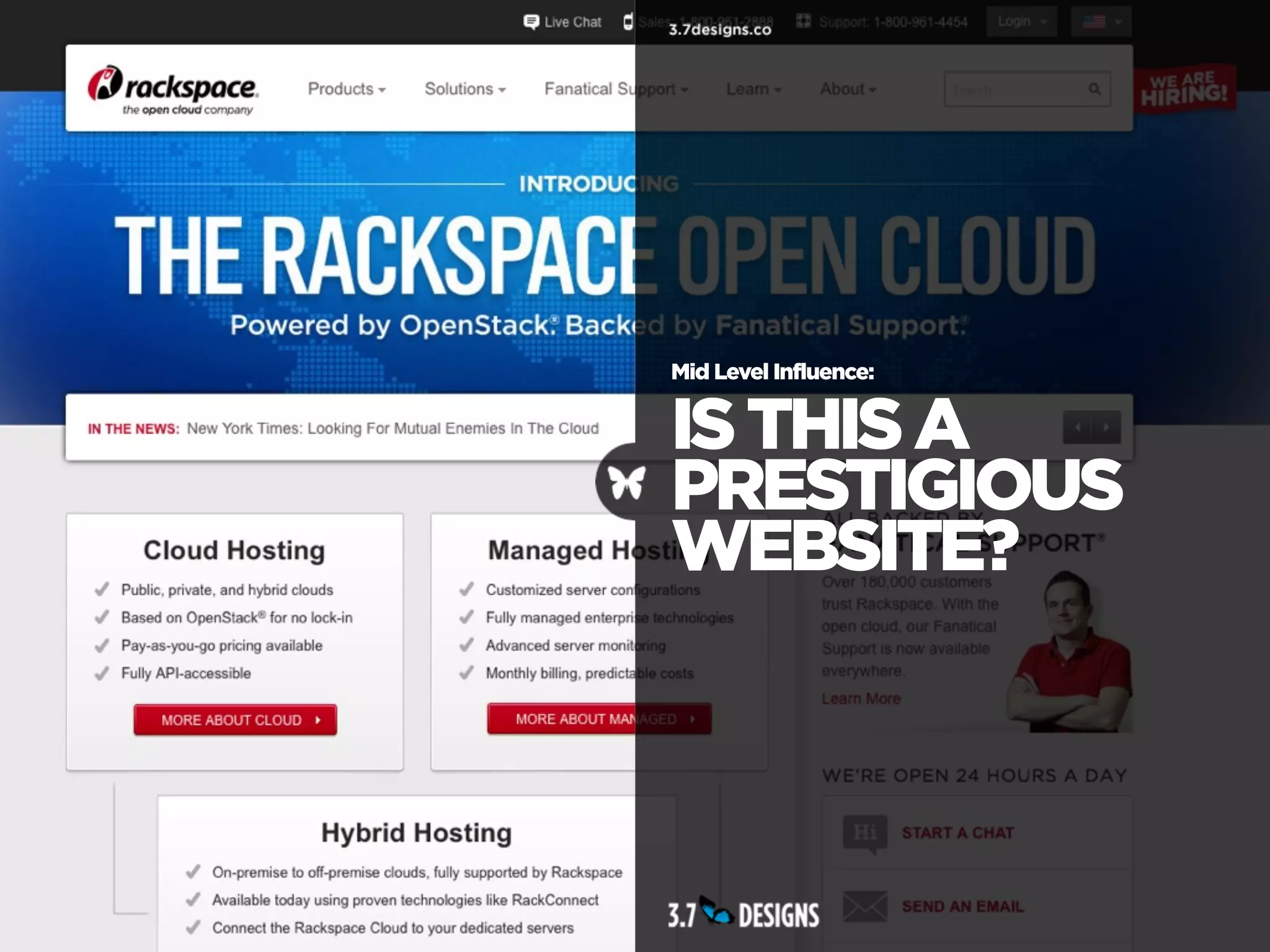 Mid Level Influence:


IS THIS A
PRESTIGIOUS
WEBSITE?
 
