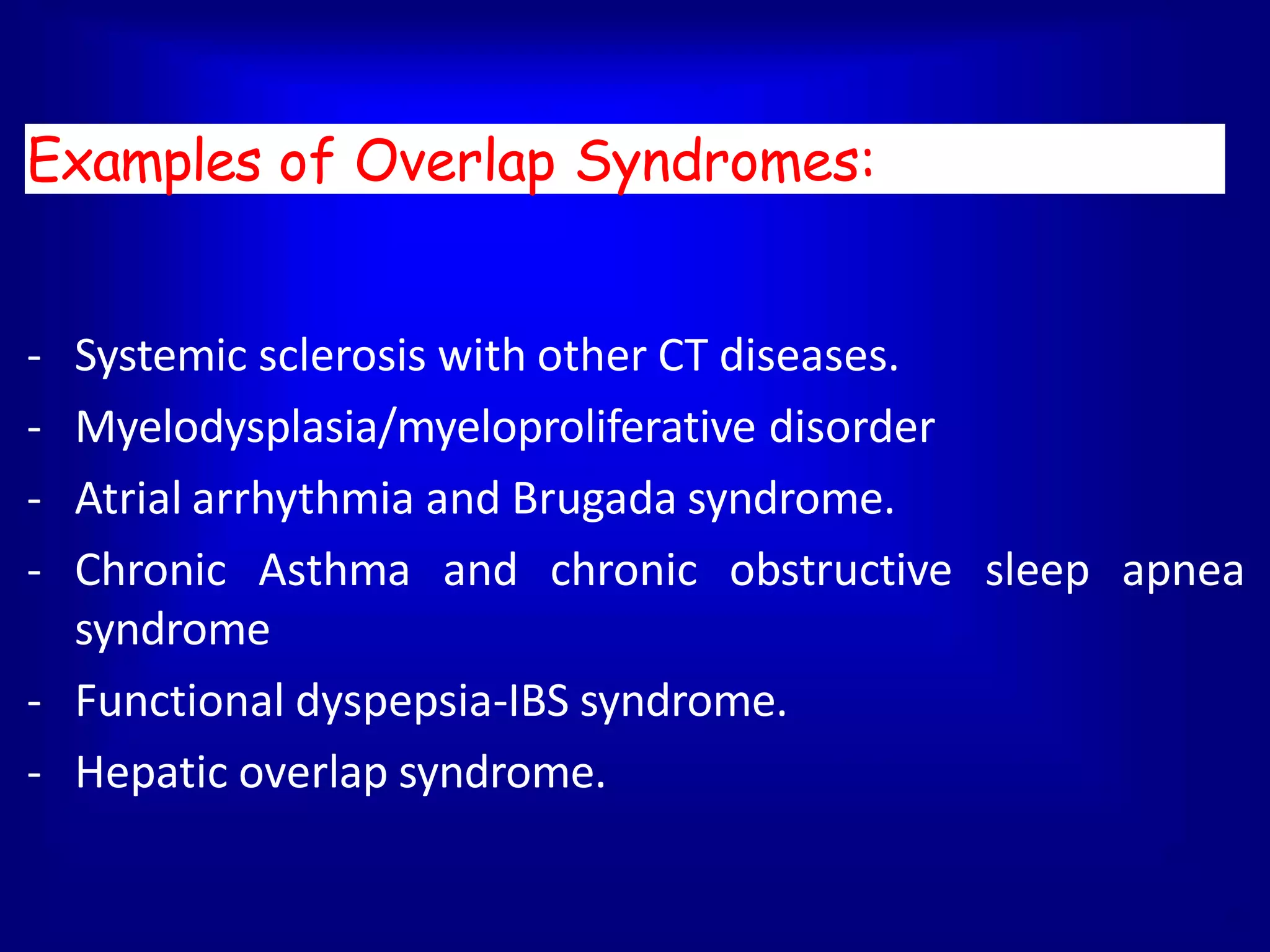 Overlap syndrome | PDF