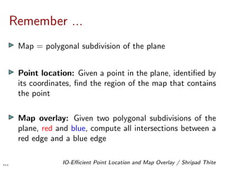 IO-Efficient Point Location and Map Overlay in Low-Density Subdivisions