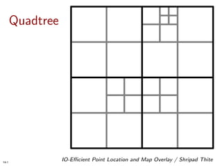IO-Efficient Point Location and Map Overlay in Low-Density Subdivisions