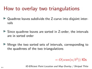 IO-Efficient Point Location and Map Overlay in Low-Density Subdivisions