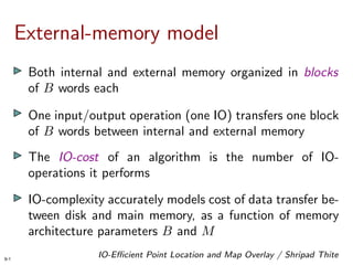 IO-Efficient Point Location and Map Overlay in Low-Density Subdivisions