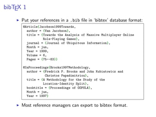 Comprehensive Guide to Structured LaTeX Document Preparation and ...