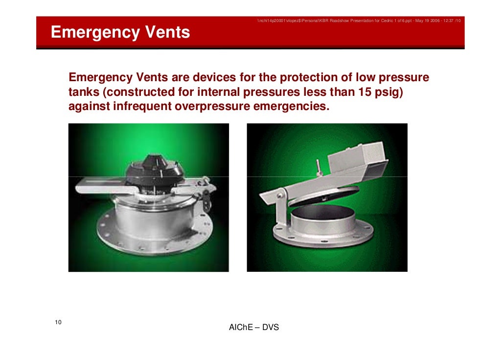Overpressure protection