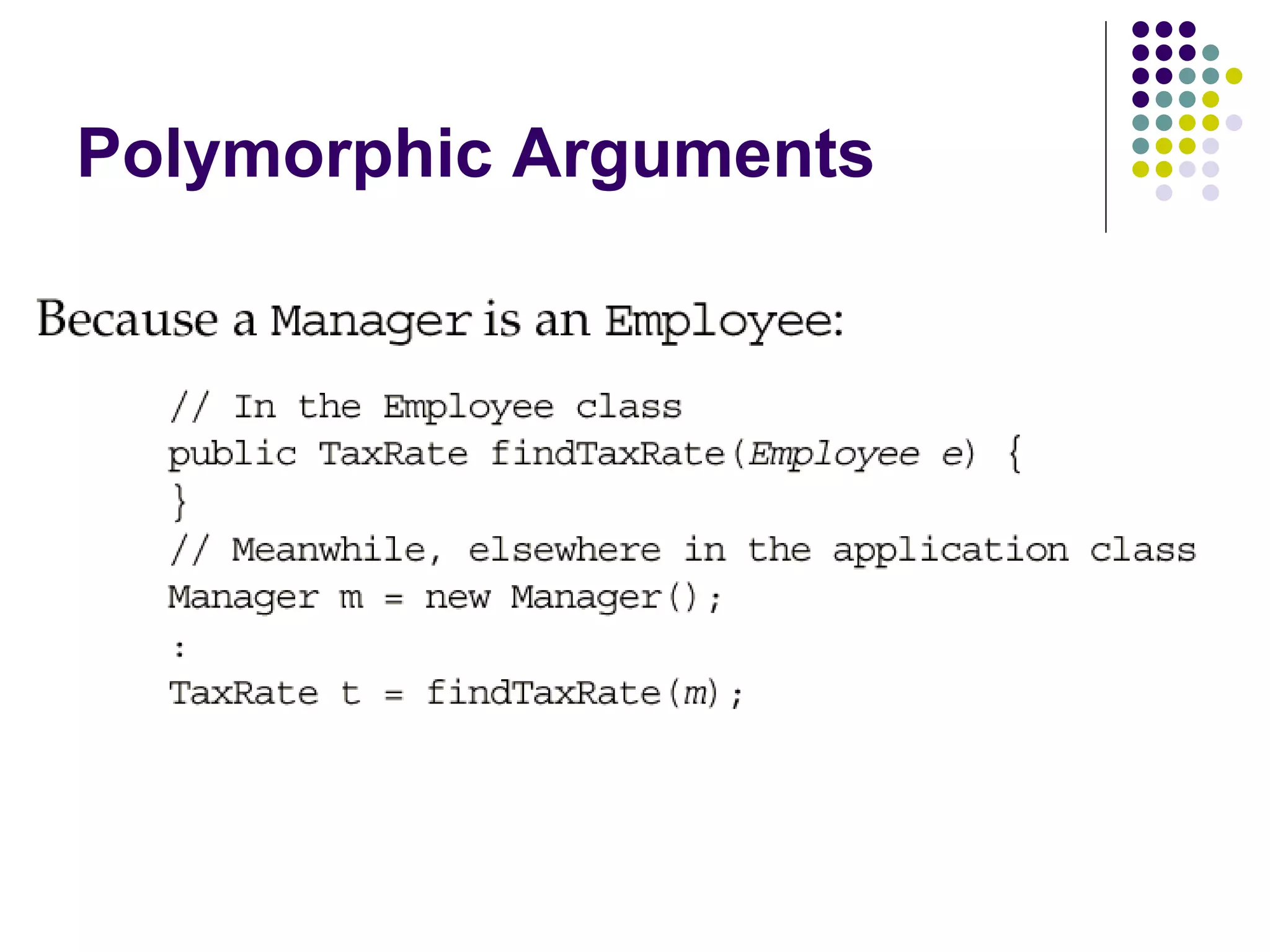 Polymorphic Arguments 