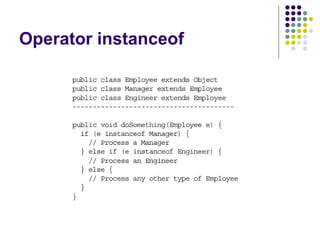 Operator instanceof  