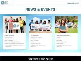 Copyright © 2024 Apsa.in
NEWS & EVENTS
www.apsa.in
 