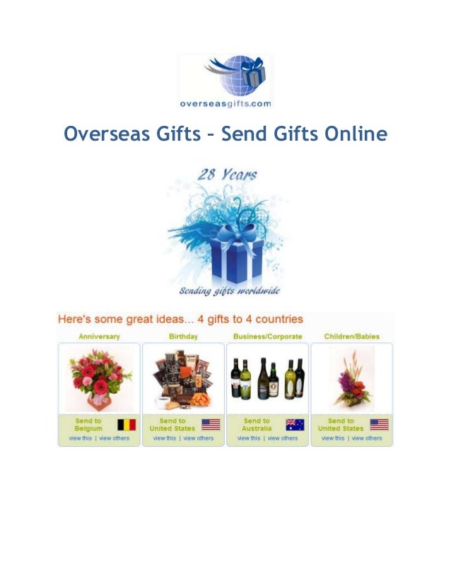 Overseas Gifts  International Gift Delivery