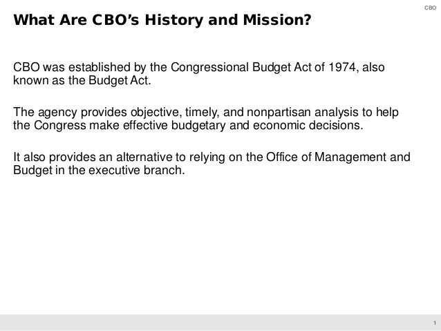 Oversight of the Congressional Budget Office Slide 2