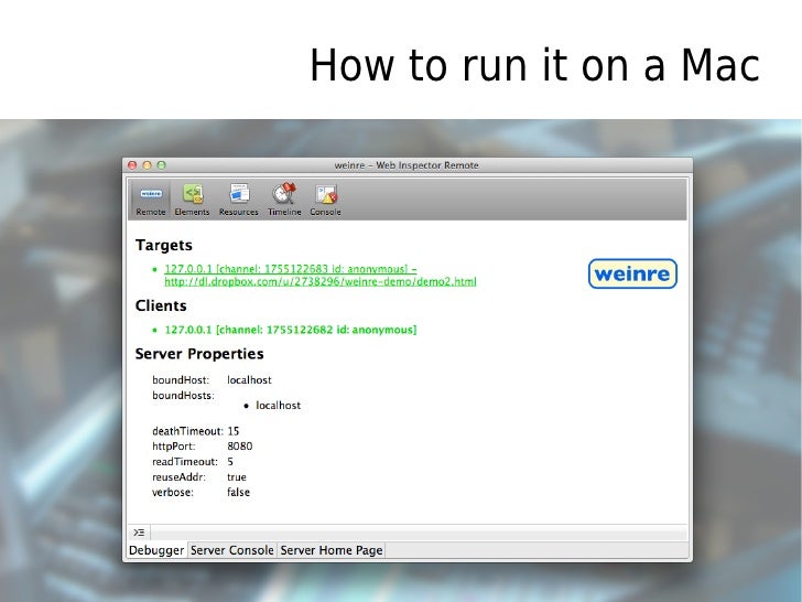 Debugging Web Apps on Real Mobile Devices
