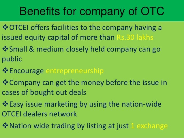 Equity express otc trading systems