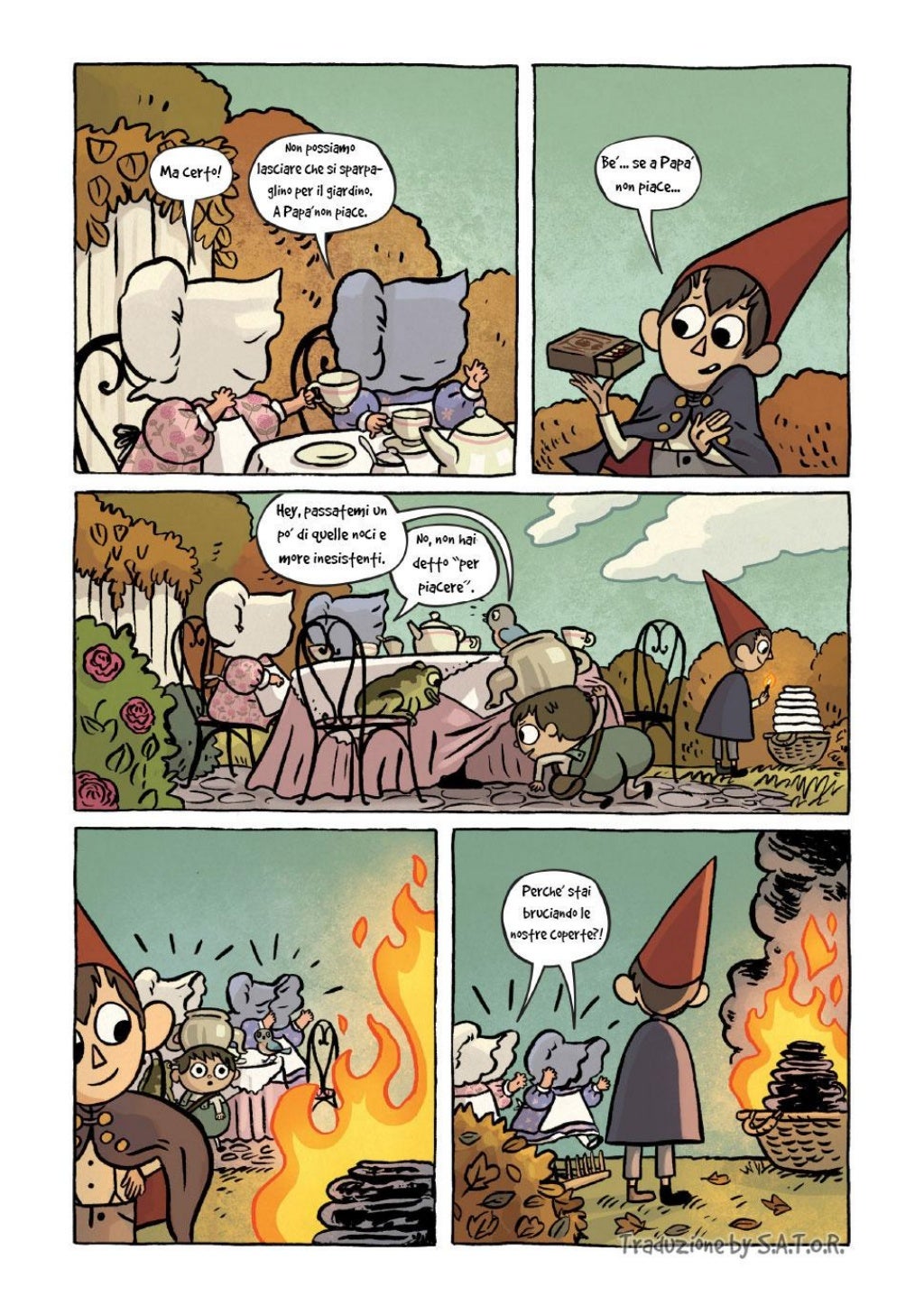 Over the garden wall comic italiano 1