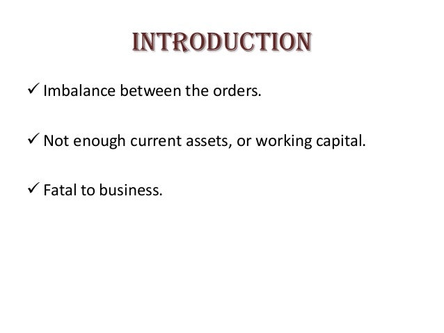 Overtrading indicators