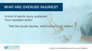 What Are Overuse Injuries? 