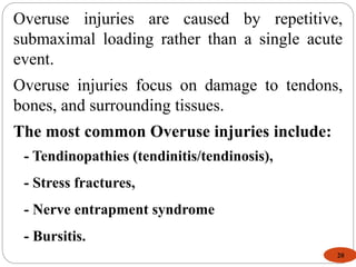 Pathway Overuse Overuse injuries and pdf and acute injuries | PDF