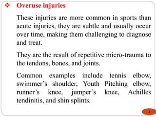 Subtle Injury. Examples Overuse injuries and pdf and acute injuries | PDF