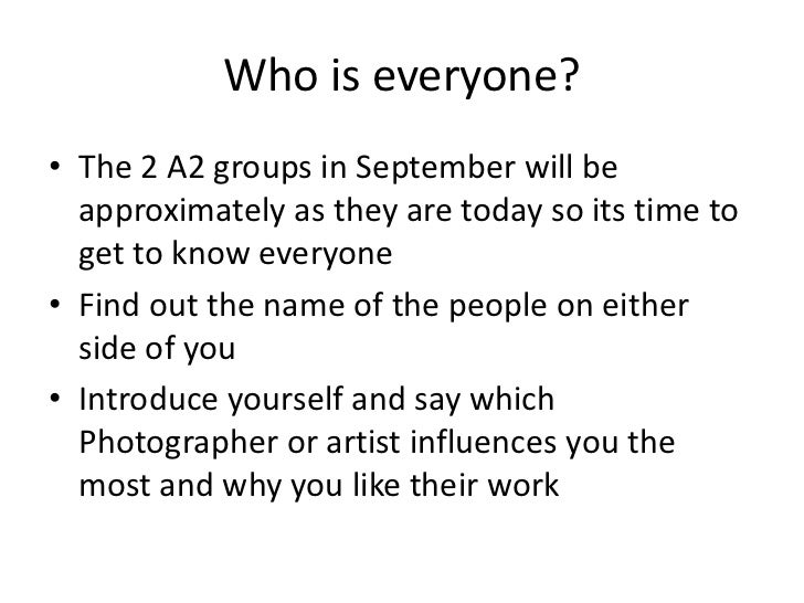 a2 photography overview