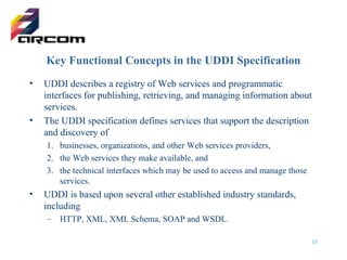 UDDI Overview | PPT