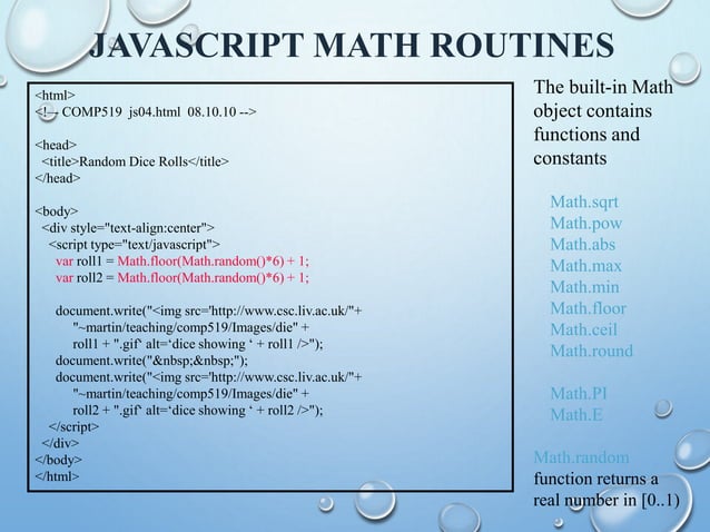 An Overview of HTML, CSS & Java Script | PPTX | Web Development | Internet