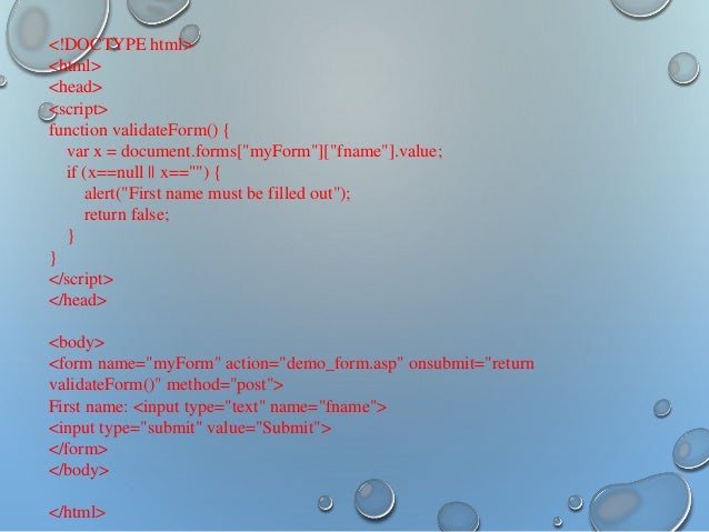 An Overview of HTML, CSS & Java Script