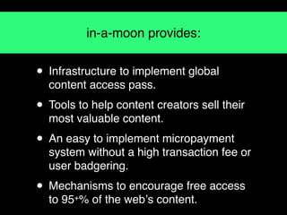 In-a-Moon Overview