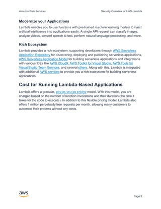 Overview aws-lambda-security | PDF
