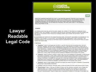 Lawyer
 Readable
Legal Code
 