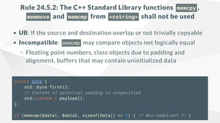 [Koln C++] Safer C++: 25 MISRA Rules Explored | PDF