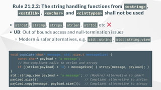 [Koln C++] Safer C++: 25 MISRA Rules Explored | PDF