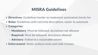 [Koln C++] Safer C++: 25 MISRA Rules Explored | PDF