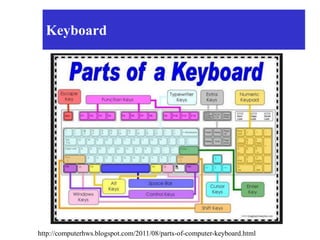 Keyboard
http://computerhws.blogspot.com/2011/08/parts-of-computer-keyboard.html
 